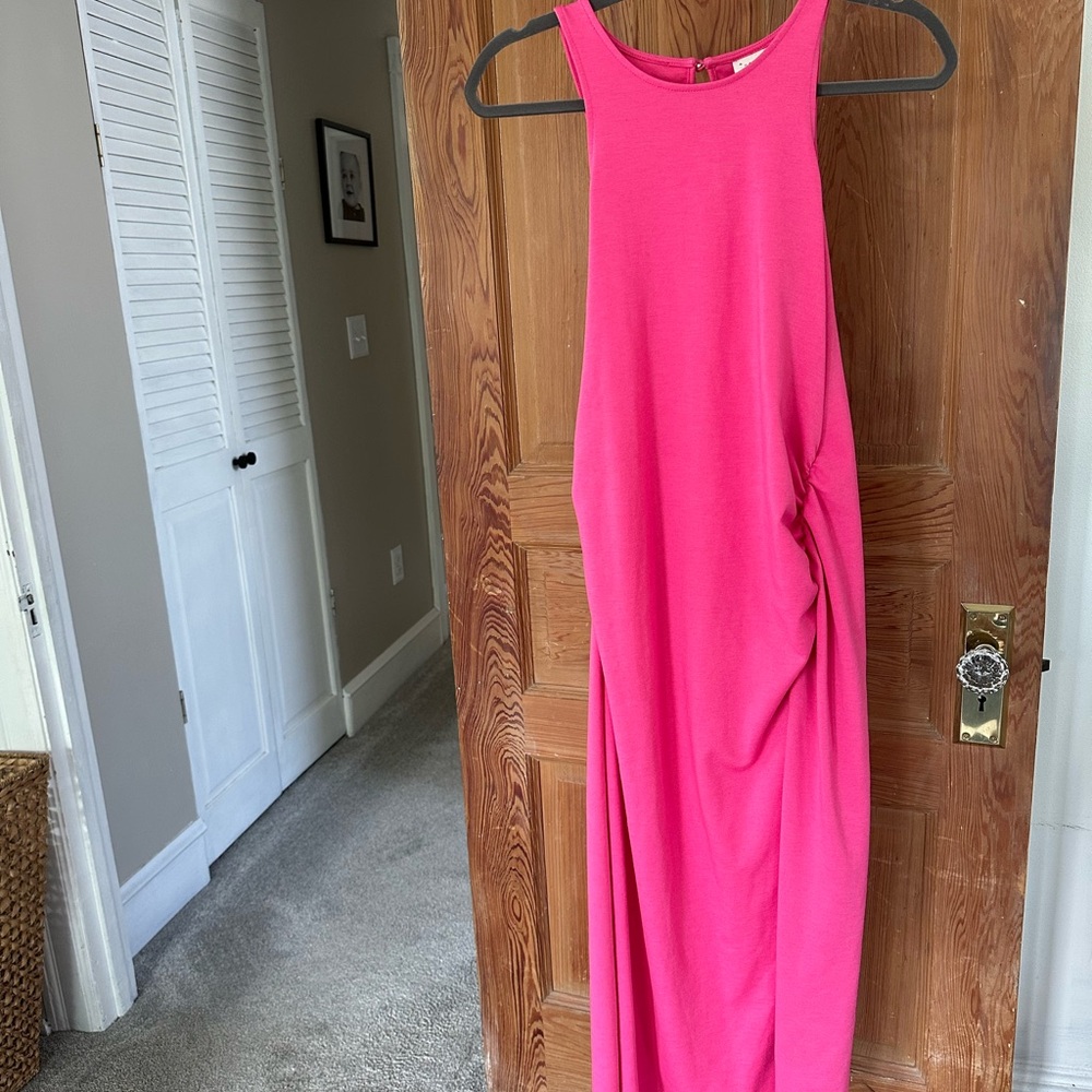 Pink Midi Dress